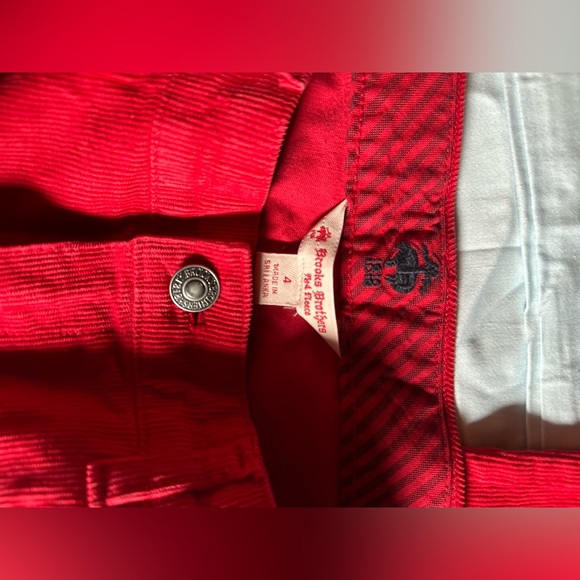 Brooks Brothers red corduroy pants size 4 - Picture 3 of 4